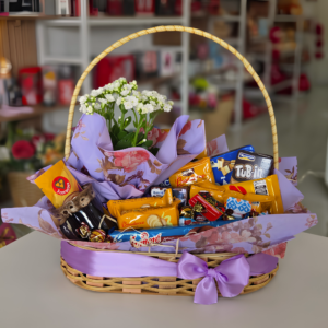 Café Tradicional com Flores